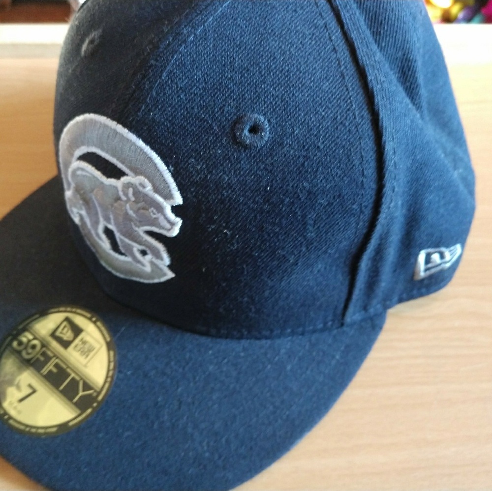 Blue Chicago Cubs Fitted Hat